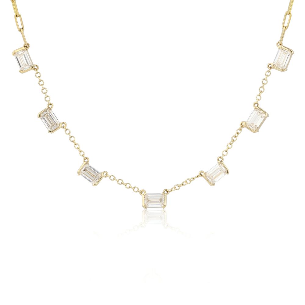 Phillips House 18kt Yellow Gold Diamond By The Yard Cuddle Necklace